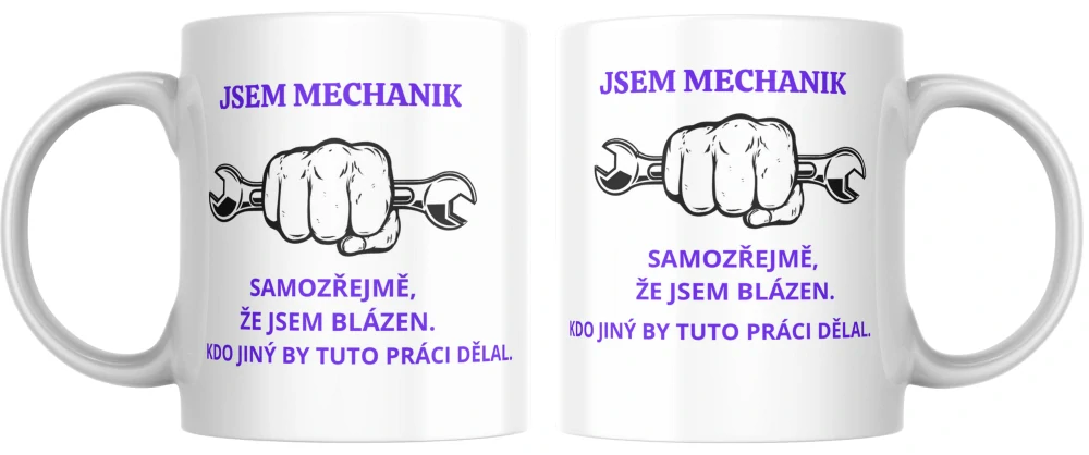 Hrnek Jsem mechanik
