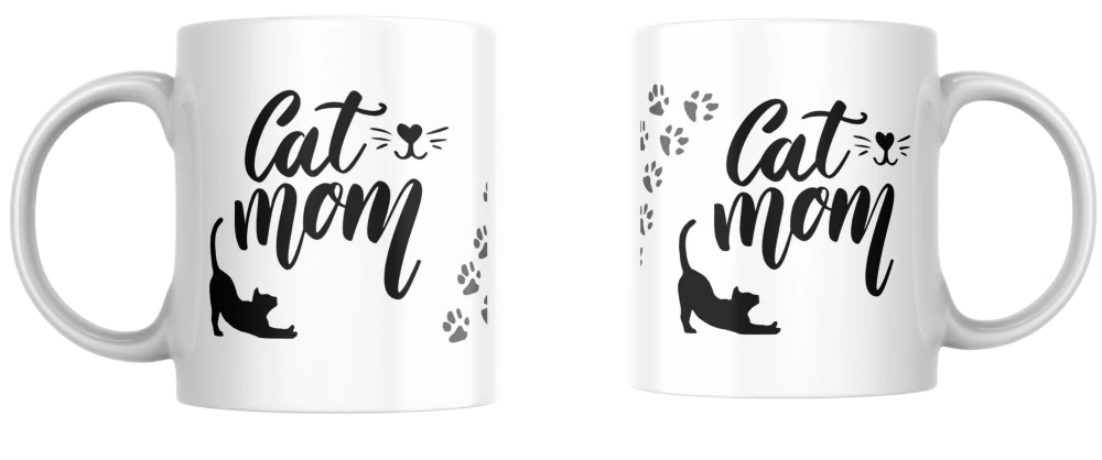 Keramický hrnek Cat mom