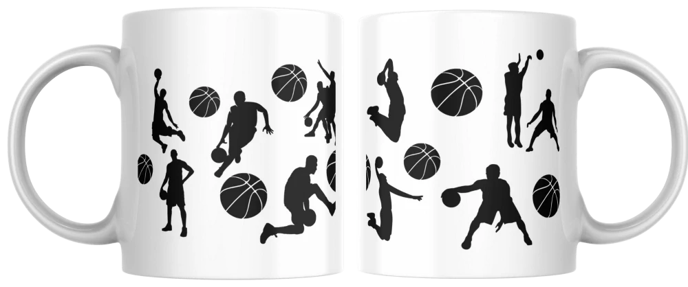 Hrnek s motivem Basketbalistů