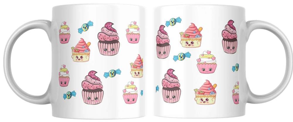Hrnek s motivem cup cake