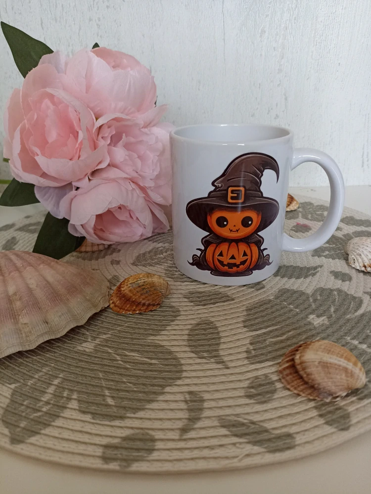 Keramický hrnek dýně - Halloween