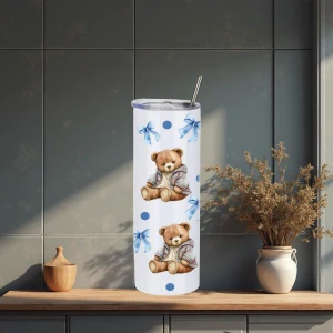 Termo kelímek Medvídek modrá varianta