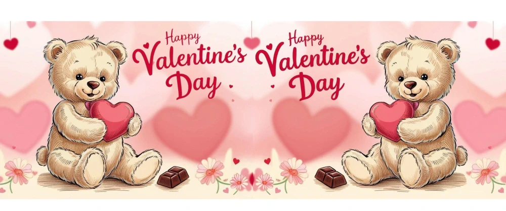 Hrnek medvídek Valentýn